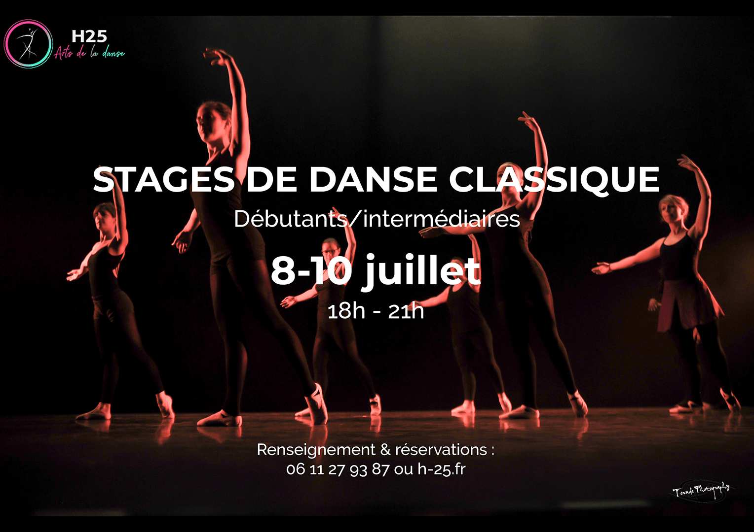 stage danse classique 8 au 10 juillet